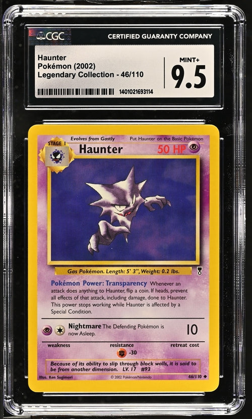 English CGC 9.5 Legendary Collection Non-Holo Rare Haunter 46