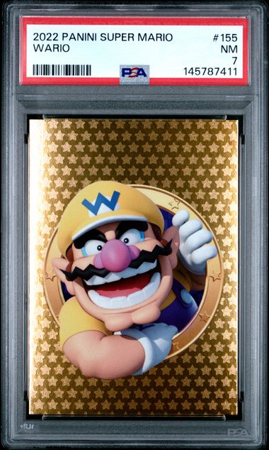 PSA 7 Panini Super Mario Wario #155
