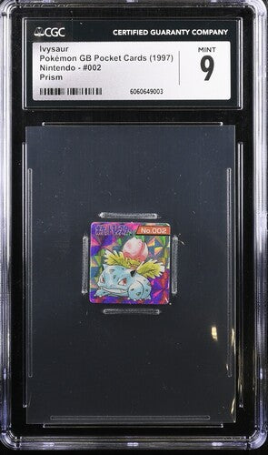 Japanese CGC 9 Nintendo GB Pocket Cards Prism Ivysaur #2