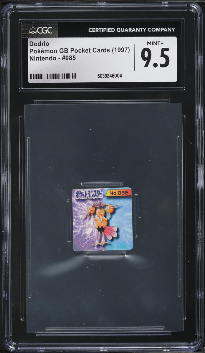 Japanese CGC 9.5 1997 GB Pocket Monsters Trading Card Game Promo Dodrio 085