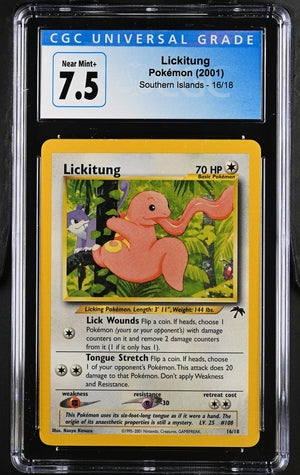 English CGC 7.5 Southern Islands Common Lickitung 16