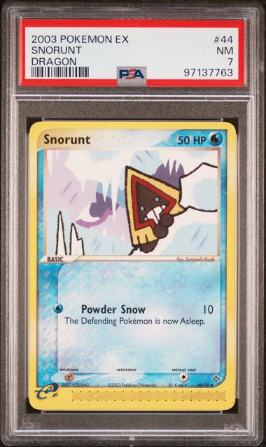 English 2003 EX Dragon Uncommon Snorunt 44