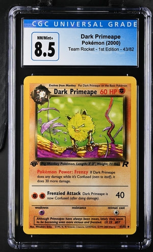 English 1st Edition Team Rocket Uncommon Dark Primeape 43