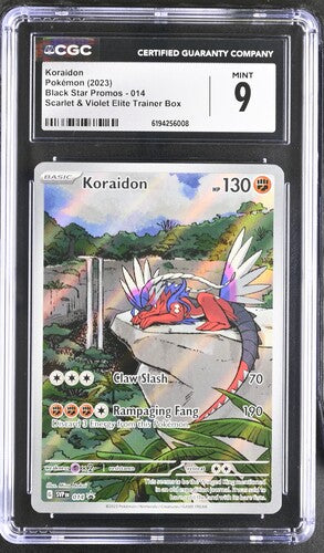 CGC 9 Scarlet & Violet Black Star Promos Full Art Koraidon SVP014