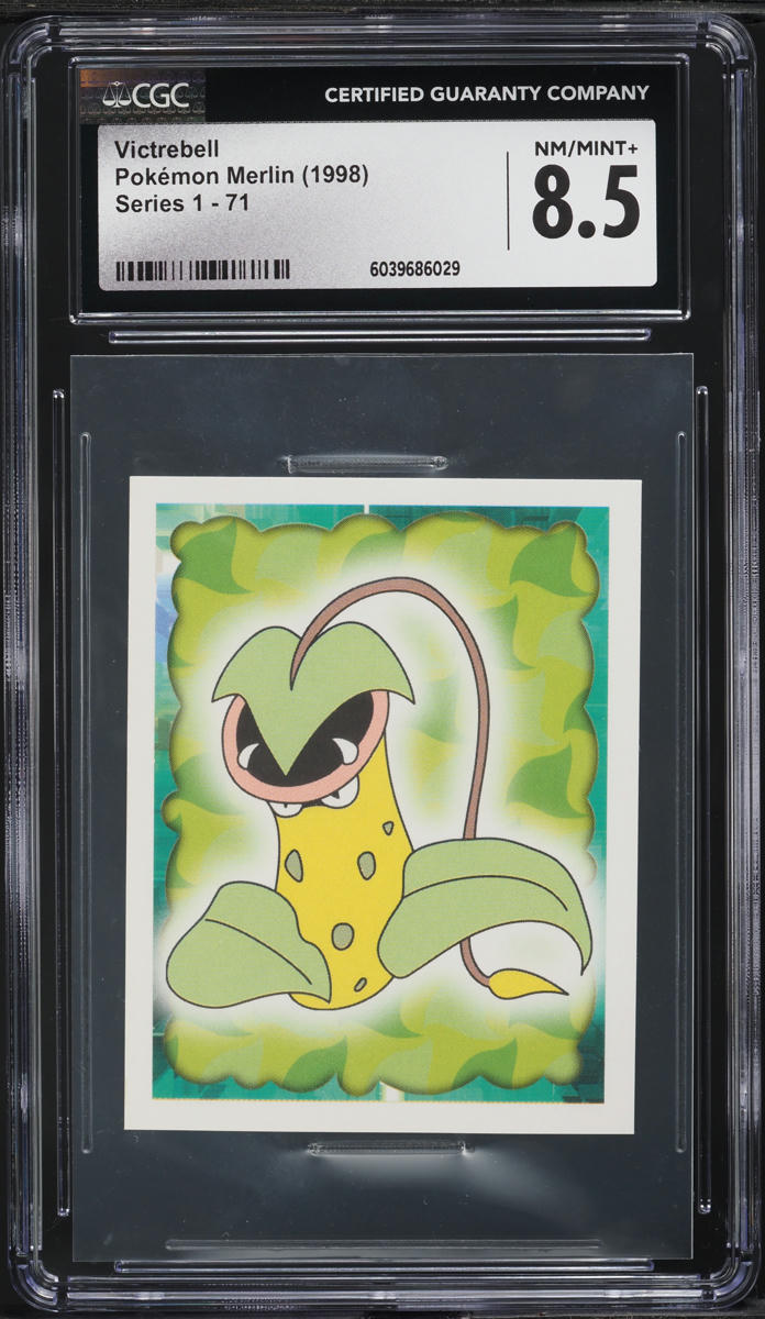 English CGC 8.5 1998 Merlin Stickers Series 1 Victrebell71